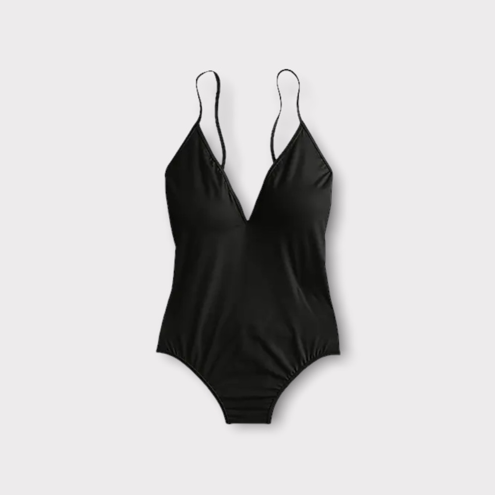 NWT J.Crew Playa Montauk Cross-Back One-Piece Swimsuit